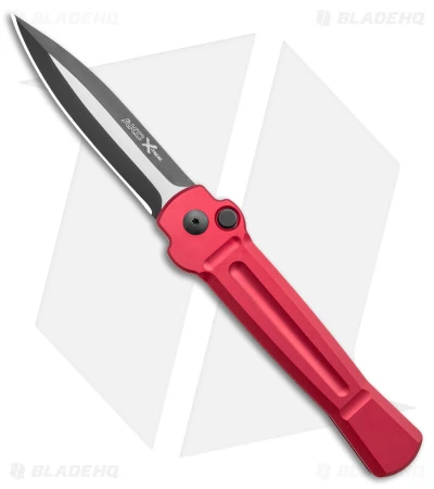 AKC X-treme Ace Automatic Knife Red (3.6" Two Tone) AKC X-treme Ace Automatic Knife Red (3.6" Two Tone) -Grindworx Shop AKC X treme Ace Auto Red TT BHQ 143382 jr
