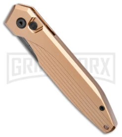 AKC X-treme Dandy Tan Aluminum Automatic Knife - Black Stonewash -Grindworx Shop AKC X treme Dandy Tan Aluminum Auto Black SW BHQ 176846 jr spine large