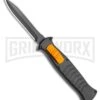 AKC X-treme EVO Black / Orange Slide OTF Automatic Knife - Black Plain Dagger 1 AKC X-treme EVO Black / Orange Slide OTF Automatic Knife - Black Plain Dagger -Grindworx Shop AKC X treme EVO OTF Automatic Knife Black Orange Slide 3.5 Black Dagger BHQ 119626 LS large