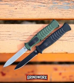 AKC X-treme EVO Black OTF Automatic Knife - Black Plain -Grindworx Shop AKC X treme EVO OTF Automatic Knife Green Satin BHQ 105417 kp orange web large