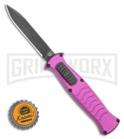 AKC X-treme EVO OTF Automatic Knife - Purple Black Plain -Grindworx Shop AKC X treme EVO OTF Automatic Knife Purple 3.5 Black BHQ 120293 LS Bottlecap large