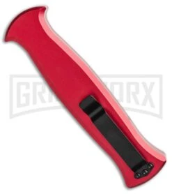 AKC X-treme EVO RB OTF Automatic Knife - Red Black Plain 2 AKC X-treme EVO RB OTF Automatic Knife - Red Black Plain -Grindworx Shop AKC X treme EVO OTF Automatic Knife Red 3.5in Black EVO ROB BHQ 115345 LS Side large