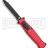 AKC X-treme EVO RB OTF Automatic Knife - Red Black Plain 3 AKC X-treme EVO RB OTF Automatic Knife - Red Black Plain -Grindworx Shop AKC X treme EVO OTF Automatic Knife Red 3.5in Black EVO ROB BHQ 115345 LS large