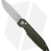 AKC X-treme Dandy Automatic Knife Green Aluminum (3.1" Satin) -Grindworx Shop AKC Xtreme Dandy Green Aluminum AK Satin BHQ 174570 td