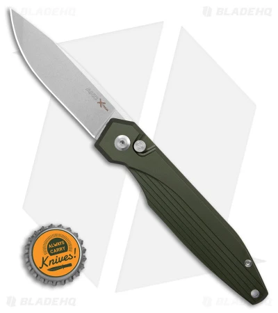 AKC X-treme Dandy Automatic Knife Green Aluminum (3.1" Satin) AKC X-treme Dandy Automatic Knife Green Aluminum (3.1" Satin) -Grindworx Shop AKC Xtreme Dandy Green Aluminum AK Satin BHQ 174570 td size
