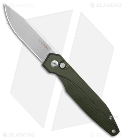 AKC X-treme Dandy Automatic Knife Green Aluminum (3.1" Satin) AKC X-treme Dandy Automatic Knife Green Aluminum (3.1" Satin) -Grindworx Shop AKC Xtreme Dandy Green Aluminum AK Satin BHQ 174570 td
