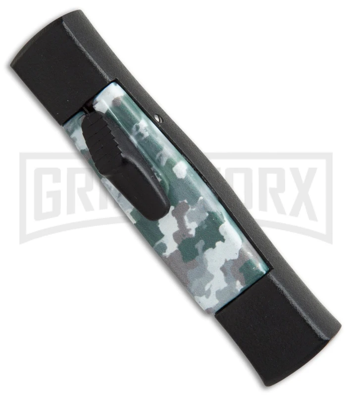 AKC Minion Concord Arctic Camo OTF Automatic Knife - Black Flat AKC Minion Concord Arctic Camo OTF Automatic Knife - Black Flat -Grindworx Shop AKC minion concord arctic camo black flat BHQ 19003 er side large