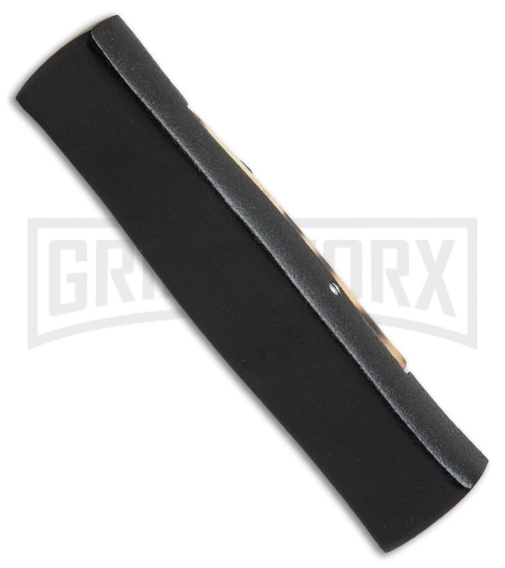 AKC Concord Red/White Skull OTF Automatic Knife - Flat Grind Black Flat AKC Concord Red/White Skull OTF Automatic Knife - Flat Grind Black Flat -Grindworx Shop AKC minion concord cheetah black BP 19139 er side large