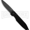 AKC X-treme Dandy Black Aluminum Automatic Knife - Black Stonewash Plain -Grindworx Shop Akc Xtreme Dandy Black Aluminum AK Black SW BHQ 175549 td large