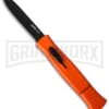 AKC 077 Concord Orange OTF Automatic Knife - Black Plain 5 AKC 077 Concord Orange OTF Automatic Knife - Black Plain -Grindworx Shop akc 077 otf orange black plain cm large