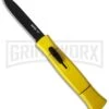 AKC 077 Concord Yellow OTF Automatic Knife - Black Plain -Grindworx Shop akc 077 otf yellow black plain cm large
