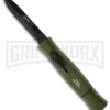 AKC Concord NATO Military Green OTF Automatic Knife - Dagger Black Plain -Grindworx Shop akc 16 nato military dagger large