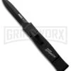 AKC Minion Concord Black OTF Automatic Knife - Dagger Black Plain 2 AKC Minion Concord Black OTF Automatic Knife - Dagger Black Plain -Grindworx Shop akc mini concord black large