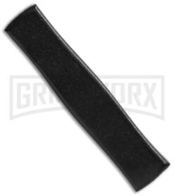 AKC Minion Concord Zebra OTF Automatic Knife - Black Flat -Grindworx Shop akc mini concord zebra flat back cm large