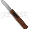 AKC Minion Concord Coyote Brown OTF Automatic Knife - Satin Plain