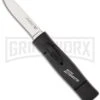 AKC Minion Concord Black OTF Automatic Knife - Flat Grind Satin Plain 4 AKC Minion Concord Black OTF Automatic Knife - Flat Grind Satin Plain -Grindworx Shop akc otf 6 mini automatic satin large