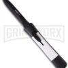 AKC Concord Black/White OTF Automatic Knife - Dagger Black Plain 5 AKC Concord Black/White OTF Automatic Knife - Dagger Black Plain -Grindworx Shop akc otf concord white scale large