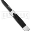 AKC Minion Concord White/Black OTF Automatic Knife - Dagger Black -Grindworx Shop minion white black black dagger jm large