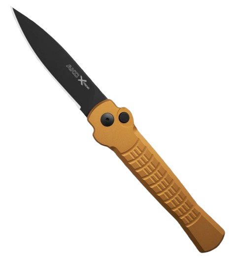Grindworx Shop 35 Grindworx Shop -Grindworx Shop AKC X treme Ace Automatic Knife Gold 3in Black BHQ 189017 td large removebg preview